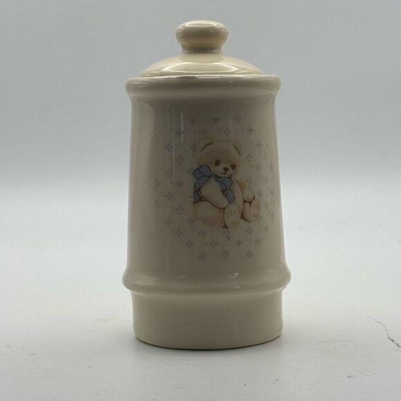 Vintage teddy bear coffee set with stand, missing one cup - Picture 5 of 12